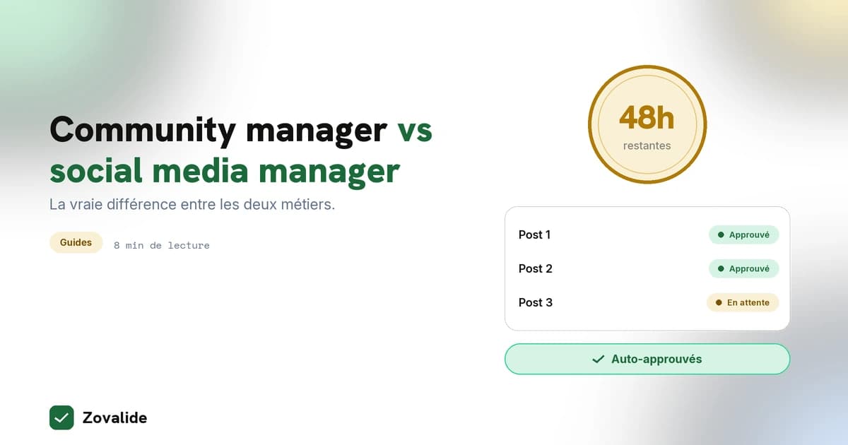 Community manager vs social media manager : la vraie différence entre les deux métiers