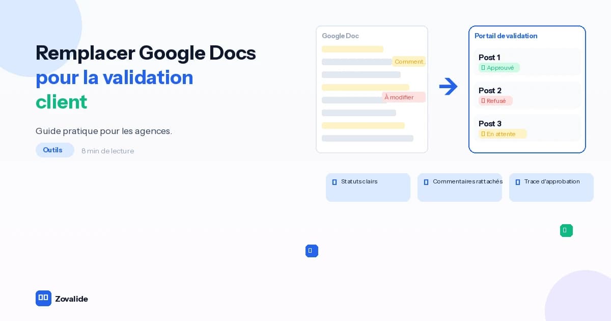 Remplacer Google Docs pour la validation client : guide pratique